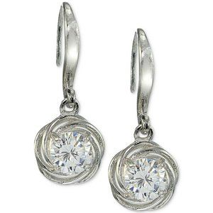 Giani Bernini Cubic Zirconia Orbital Infinity Drop Earring in 18k